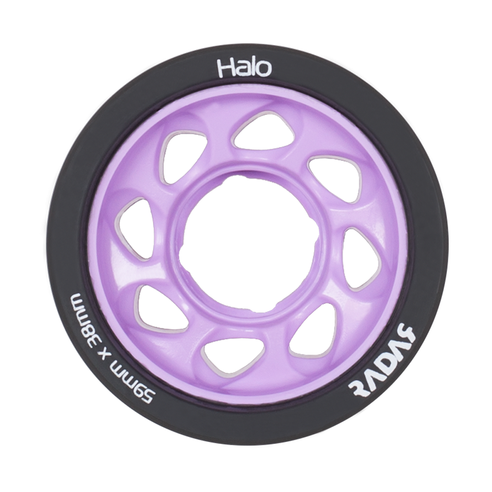 Roller derby wheels for competitive skating