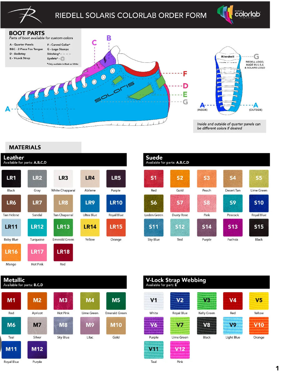NEW Riedell Solaris 2.0