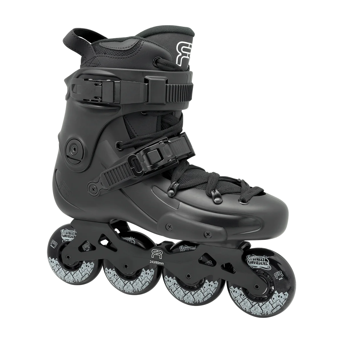 FR FR1 80 Black urban freeride inline skate