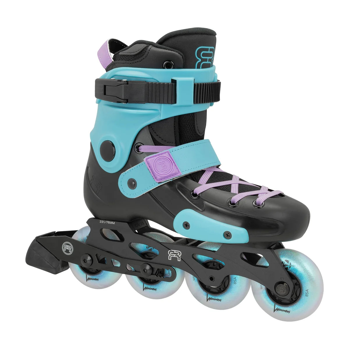 FRJ Luminous adjustable kids inline skates with light-up wheels