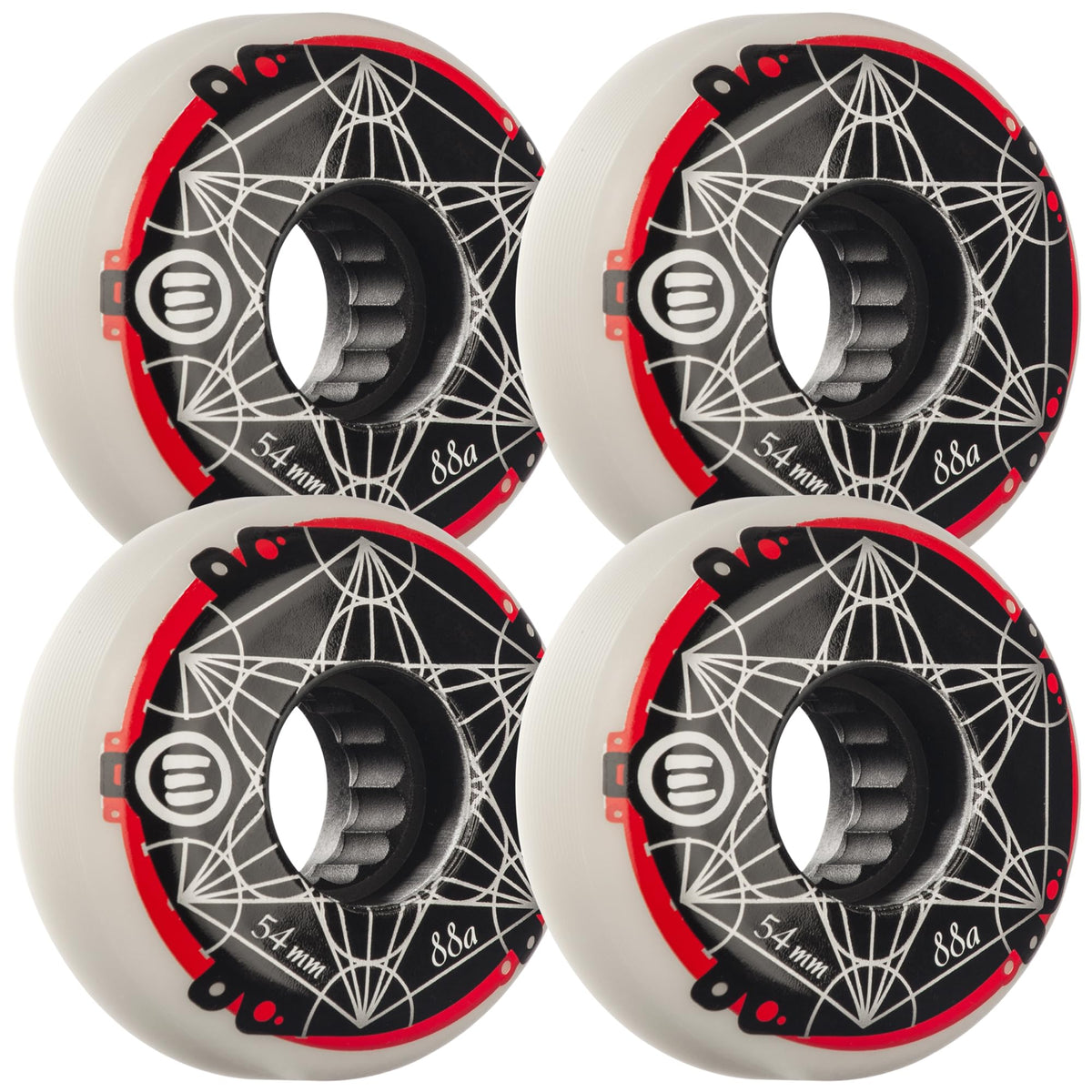 4 pack of aggressive inline wheels by Eulogy