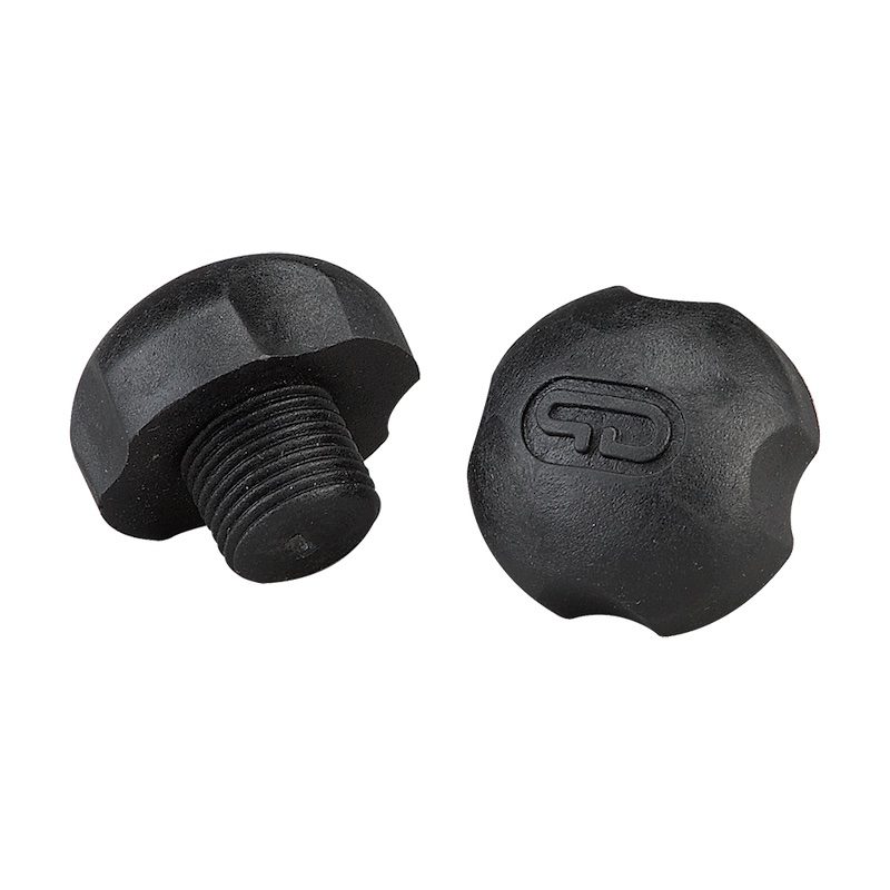 Riedell 5/8-inch black roller skate jam plugs pair