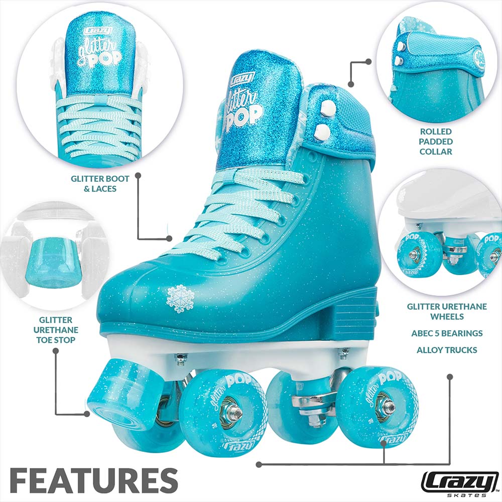Glitter Pop Roller Skates Adjustable J12-2