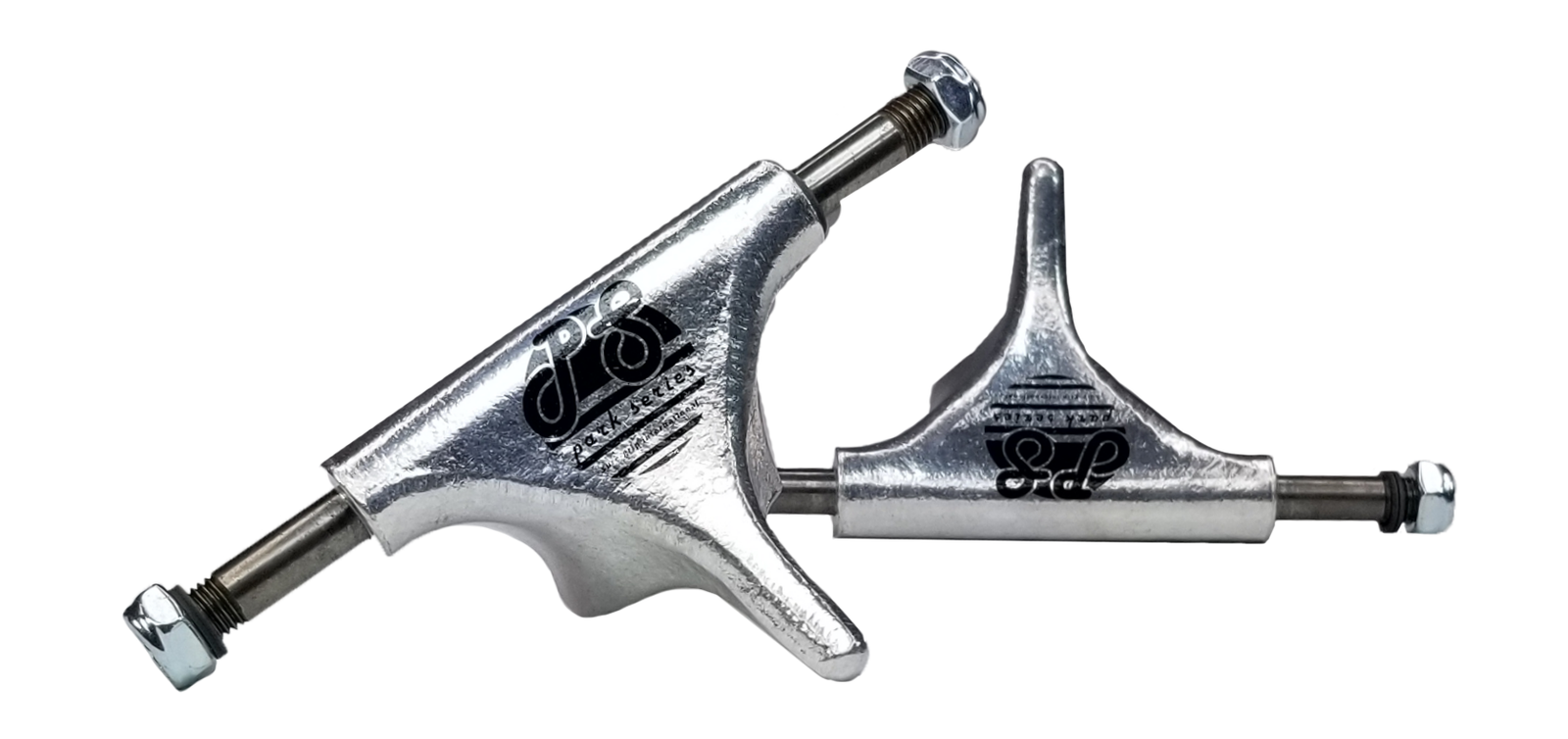 White Sure-Grip Park Series wide roller skate trucks set of 4
