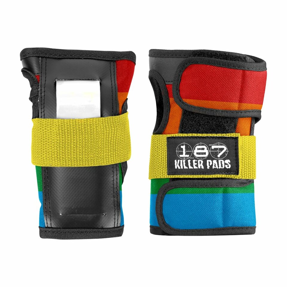 187 Rainbow Wrist guards