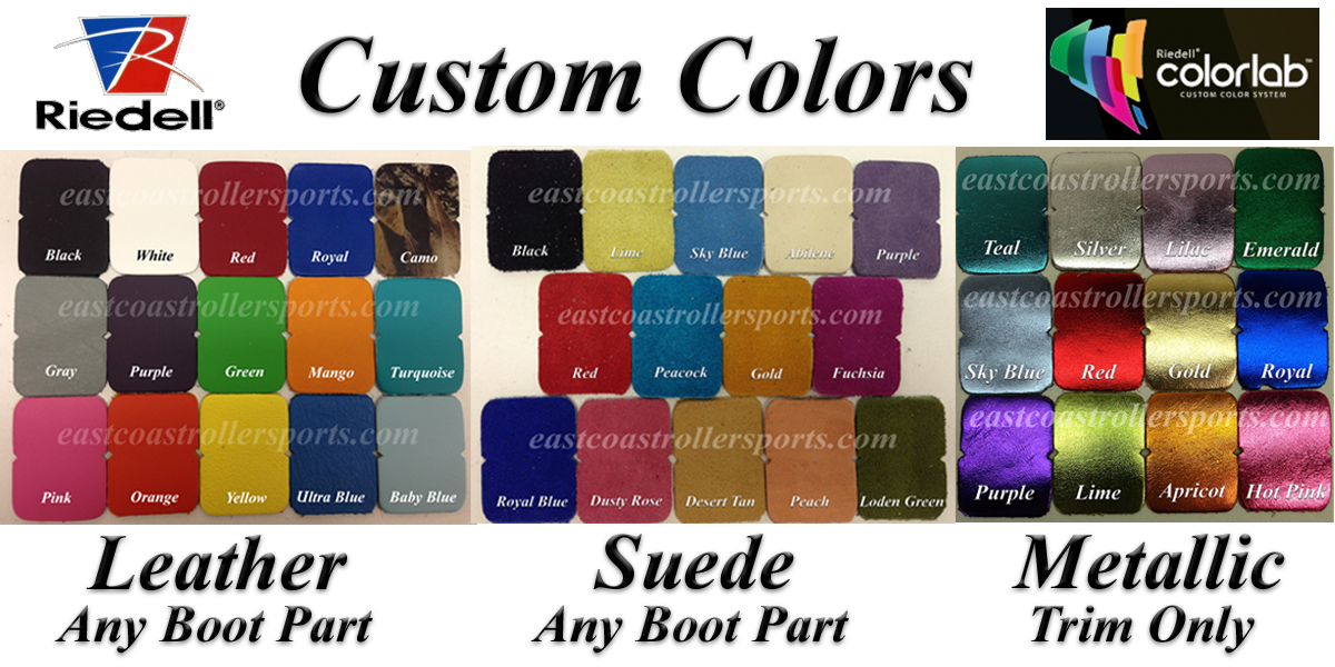 Riedell Custom ColorLab boot upgrade