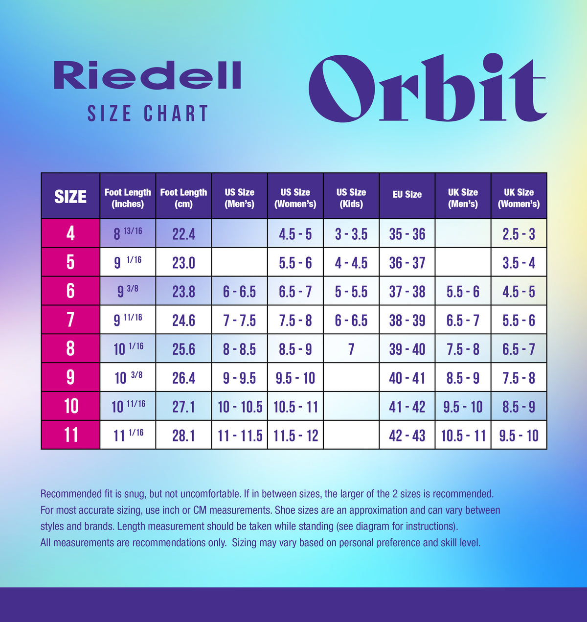 Riedell Orbit in Orchid