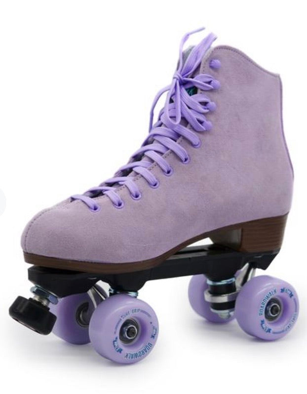 Sure-grip Suede Boardwalk Skate in Lavender