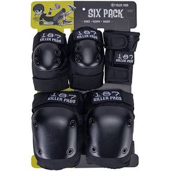 187 six pack skate pads