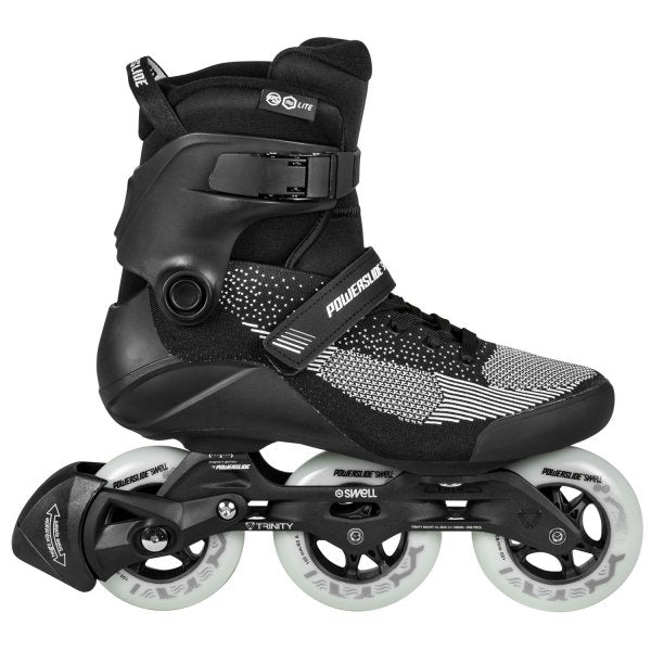 Powerslide Swell Lite Black 1OO Inline Skate side view