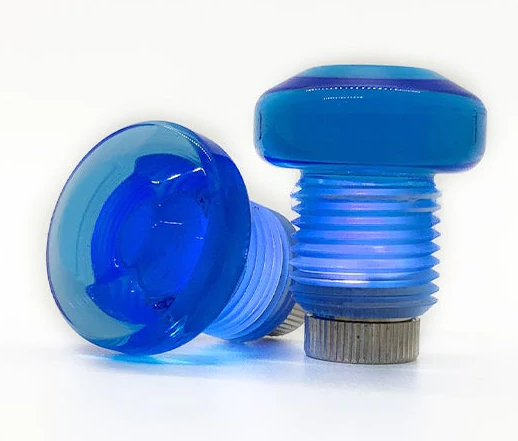 Royal Blue JAMMERZ 5/8-inch light-up roller skate jam plugs